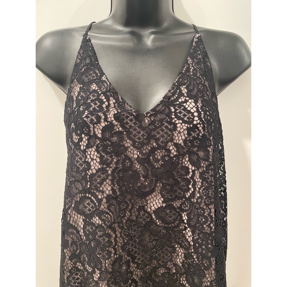 NWT LOFT Black Lace Spaghetti Strap Top Camisole XS - Picture 5 of 10